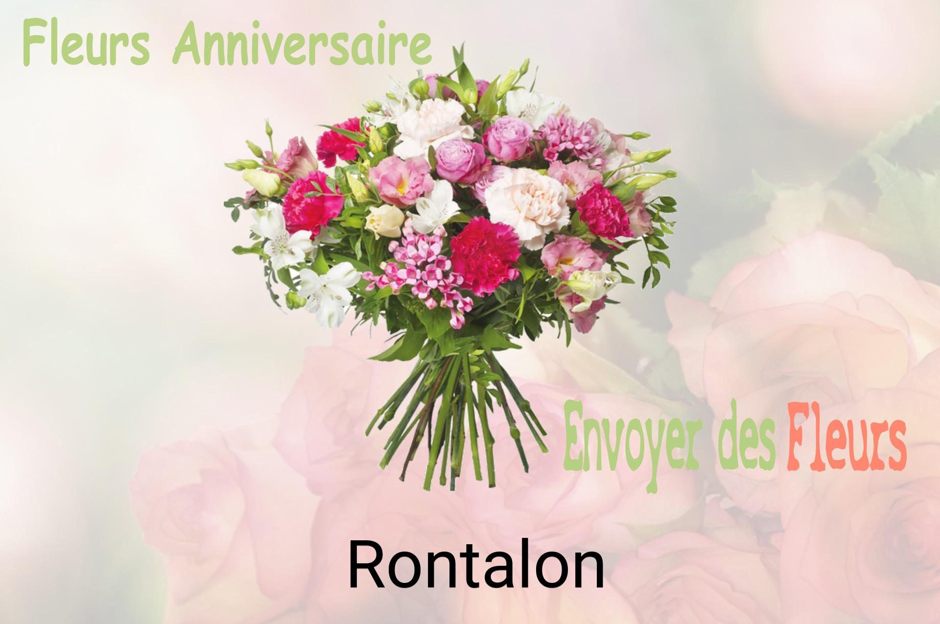 Bouquet de fleurs d’anniversaire livré à Rontalon