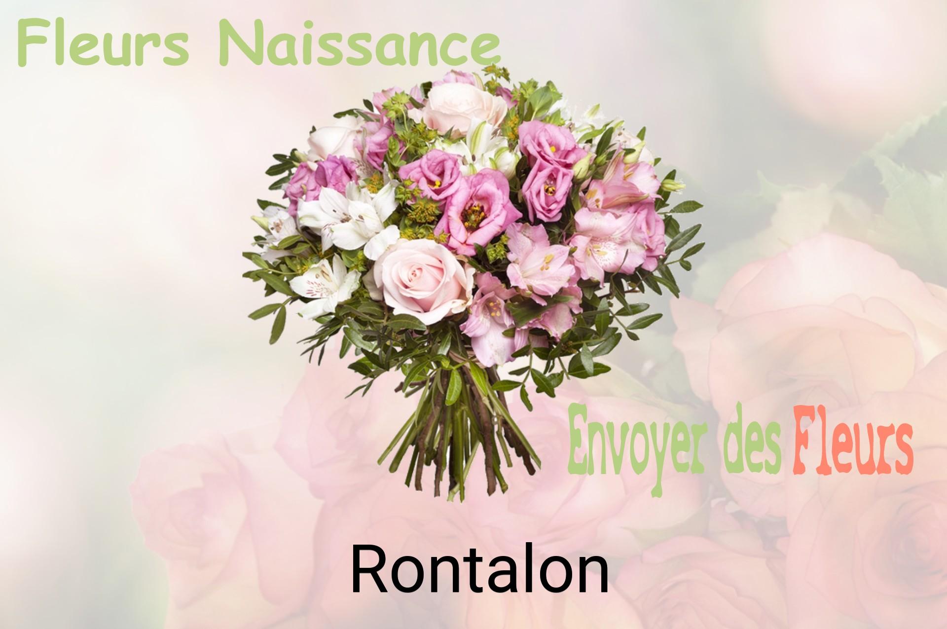 Bouquet de fleurs de naissance livré à Rontalon